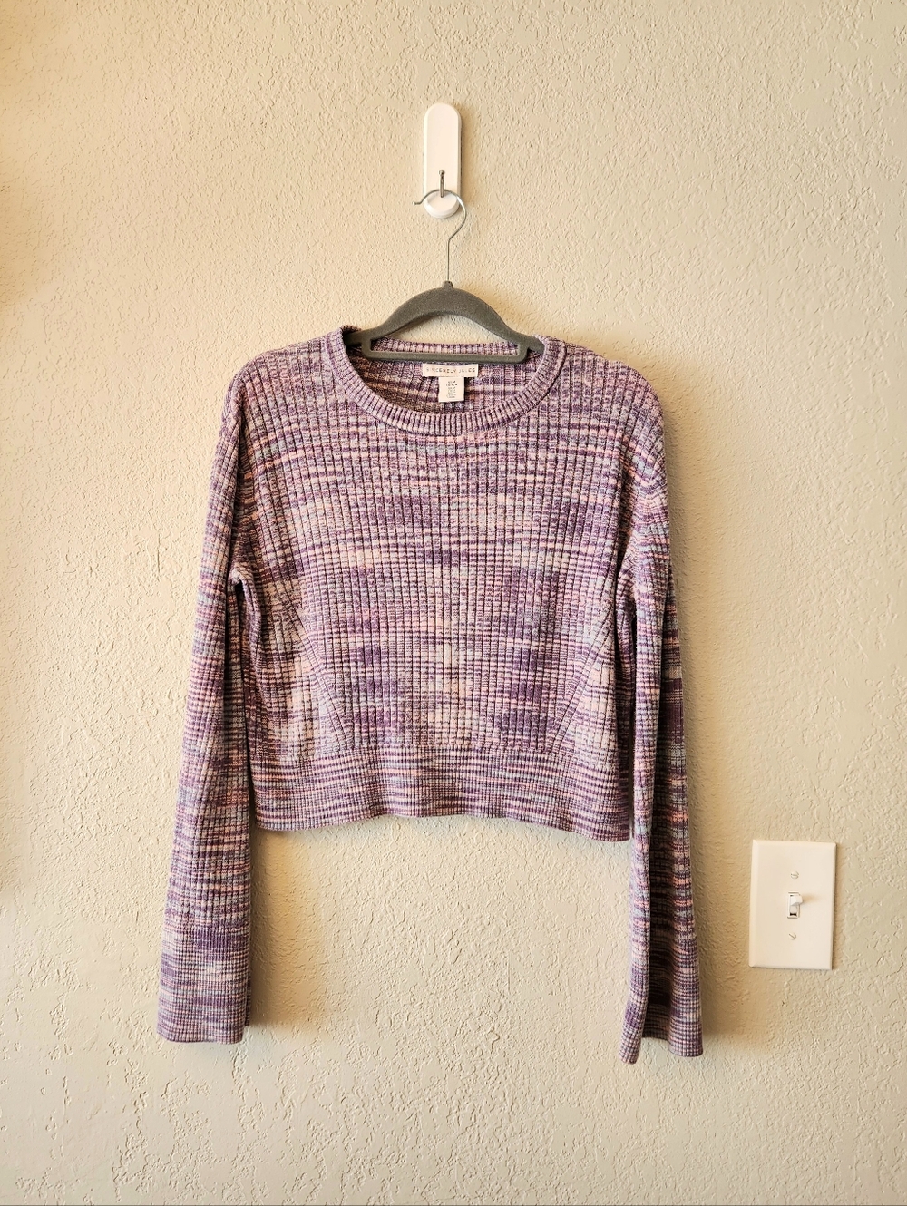 Sincerely Jules Knit Long Sleeved Sweater Crop Top